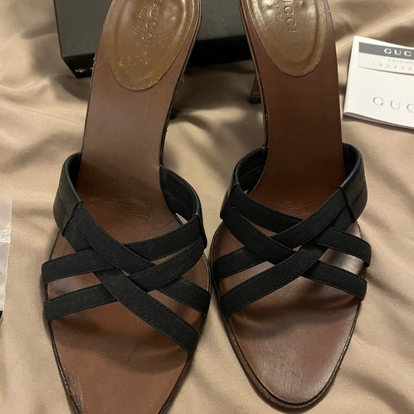 Black Gucci Slip Ons - Picture 2 of 5